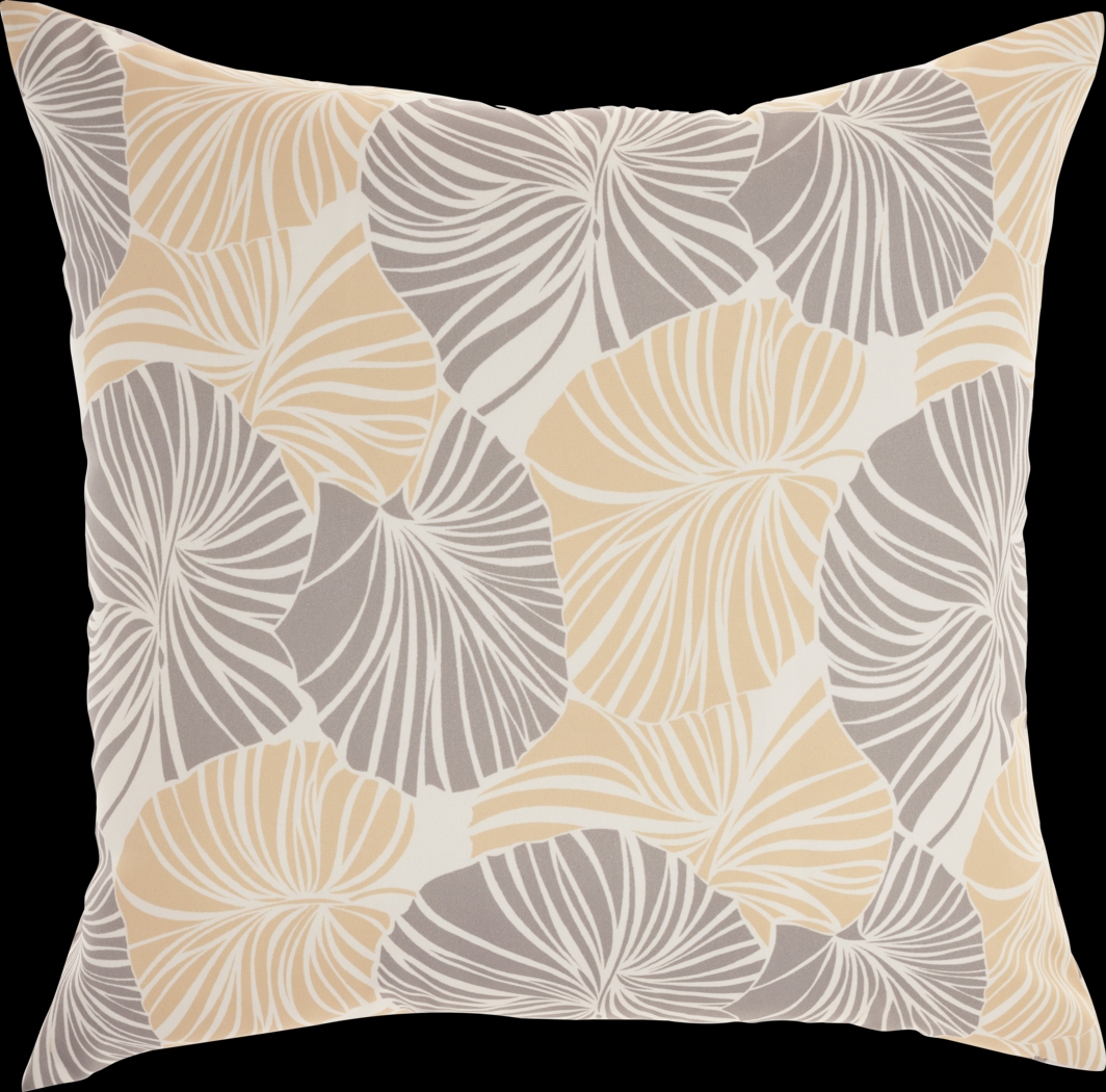 Merith Gray Indoor/Outdoor Accent Pillow - Thumbnail - Image 1