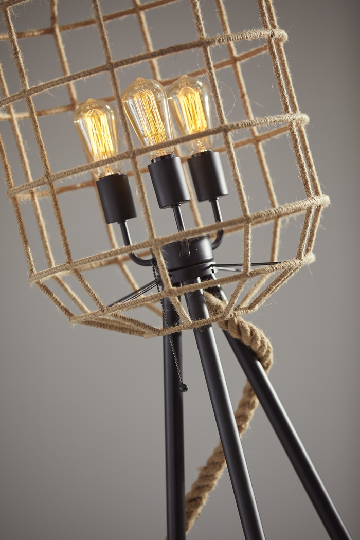 Merivale Beige Floor Lamp - Thumbnail - Image 4