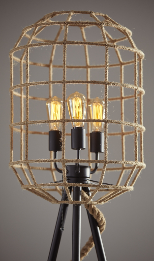 Merivale Beige Floor Lamp - Thumbnail - Image 5