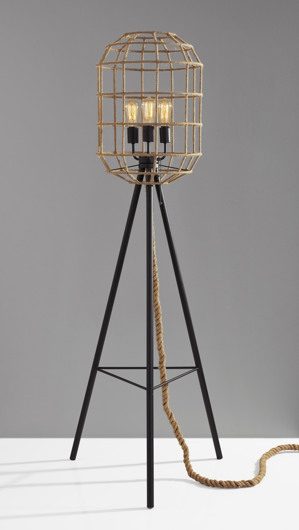 Merivale Beige Floor Lamp - Thumbnail - Image 6