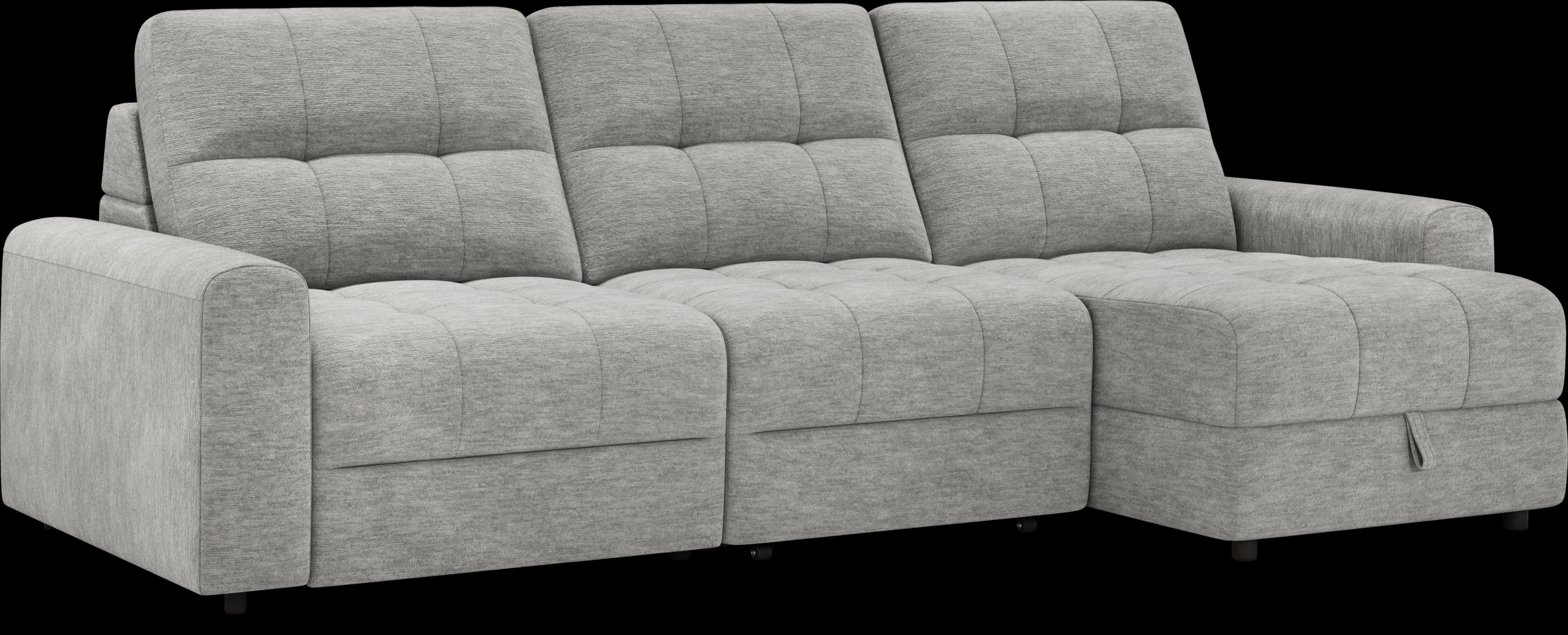 Meriwether Gray 6 Pc Power Slider Sectional Living Room - Thumbnail - Image 2