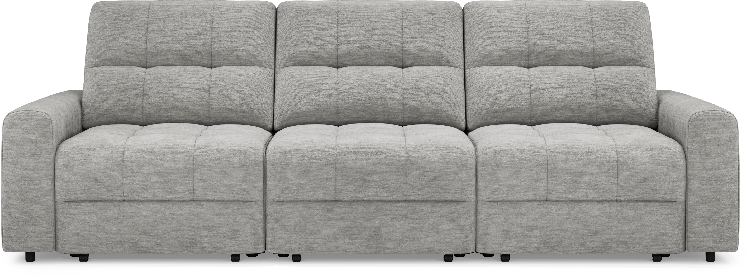 Meriwether Gray 3 Pc Power Slider Sectional - Thumbnail - Image 3