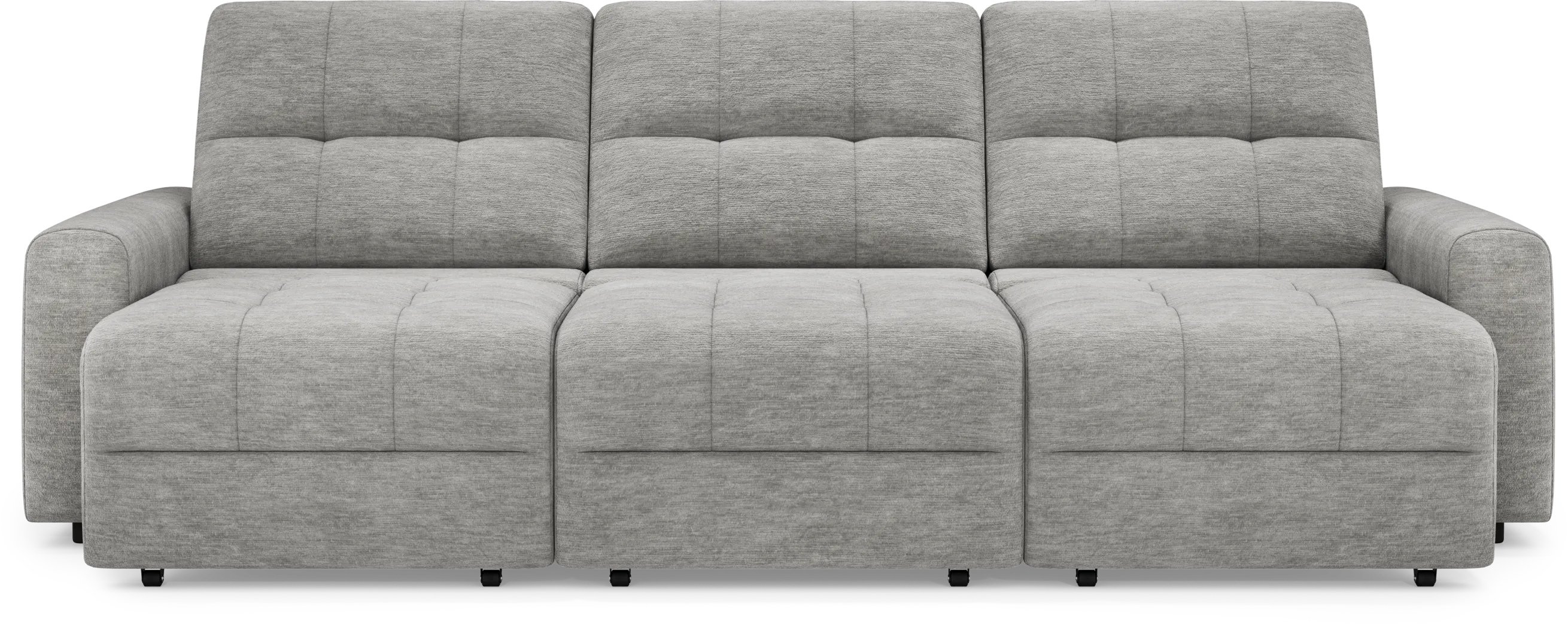 Meriwether Gray 3 Pc Power Slider Sectional - Thumbnail - Image 4