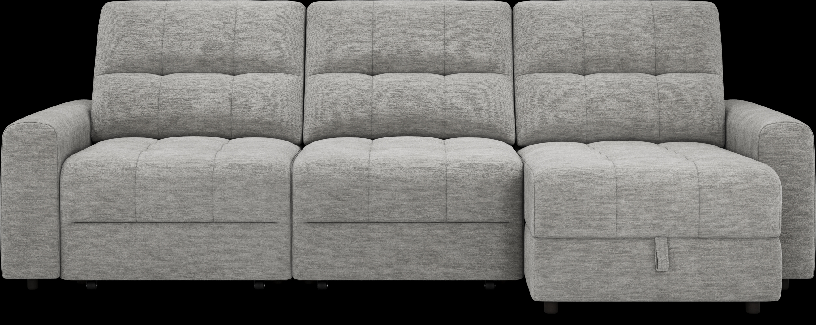 Meriwether Gray 3 Pc Power Slider Sectional - Thumbnail - Image 4