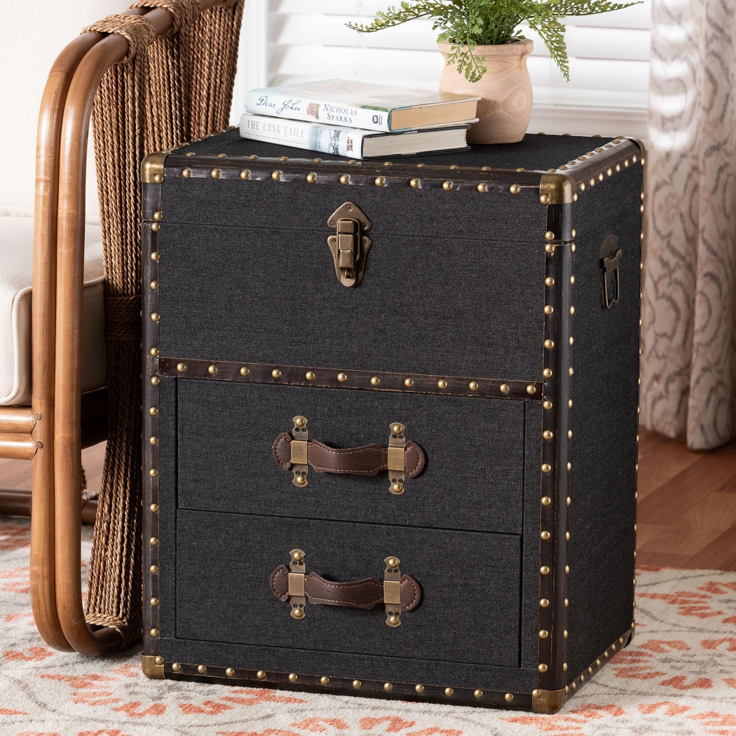 Meriwethery Black Storage Cabinet - Thumbnail - Image 2
