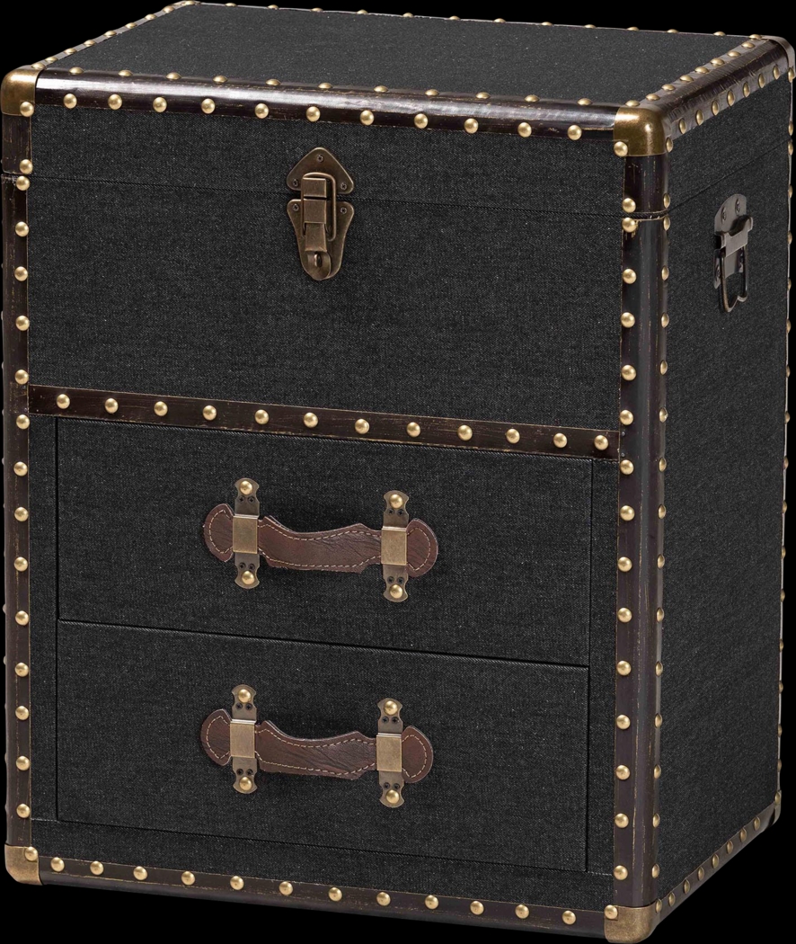 Meriwethery Black Storage Cabinet - Thumbnail - Image 1