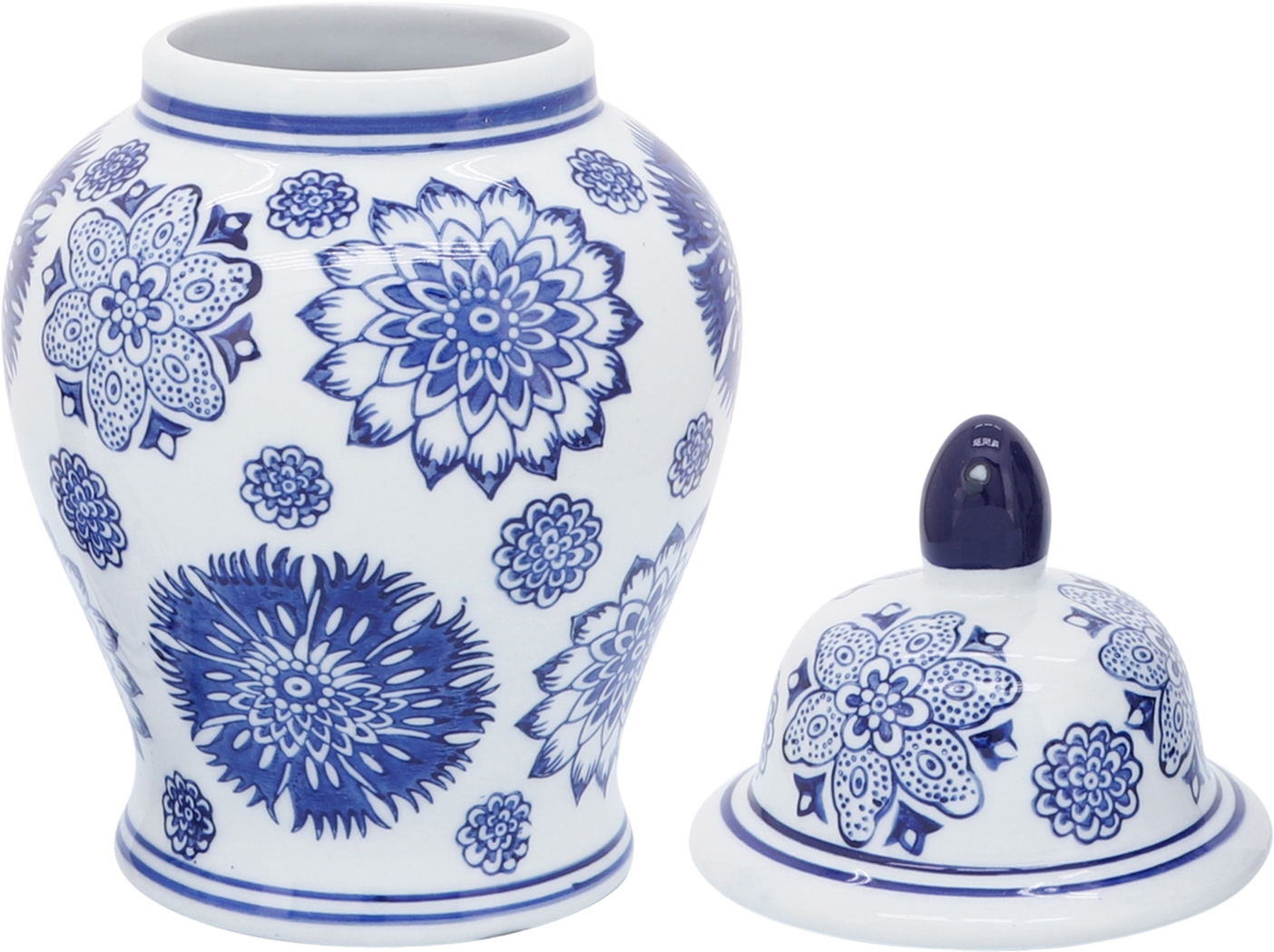 Merlle Blue Temple Jar - Thumbnail - Image 2