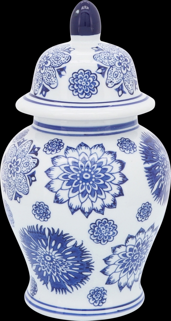 Merlle Blue Temple Jar - Thumbnail - Image 1