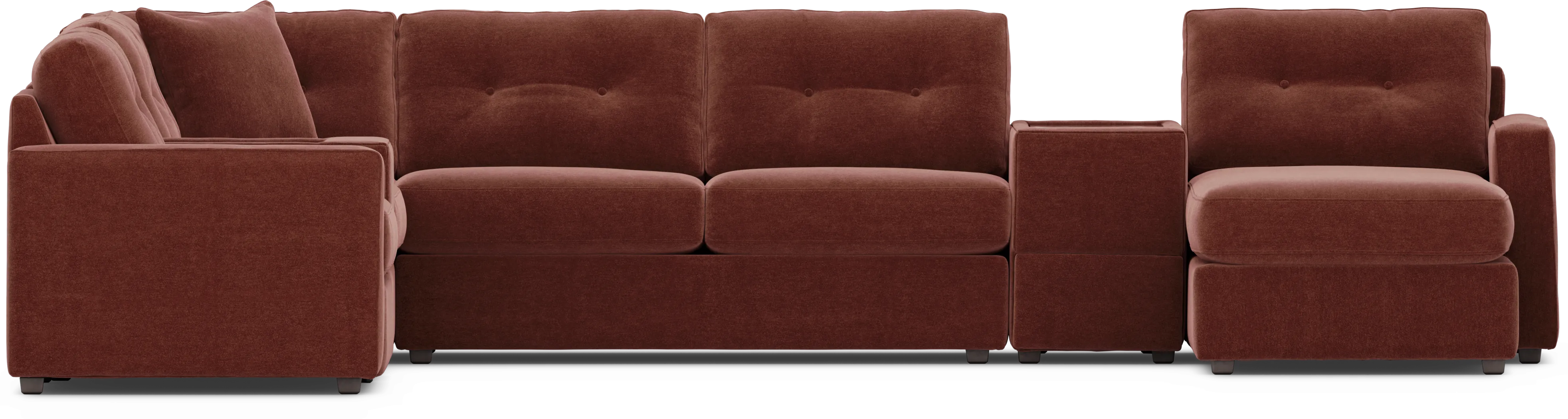 Merlot 7 Pc ModularOne Gel Foam Sleeper - Image 6