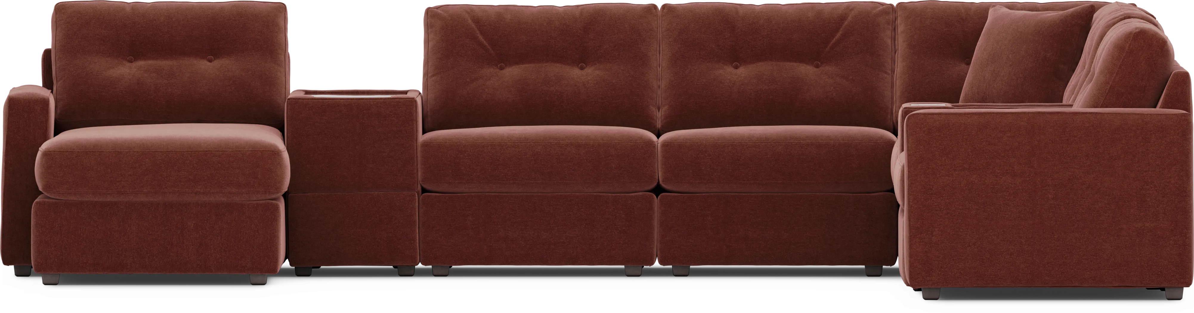Merlot 8 Pc ModularOne with Media Consoles - Thumbnail - Image 4