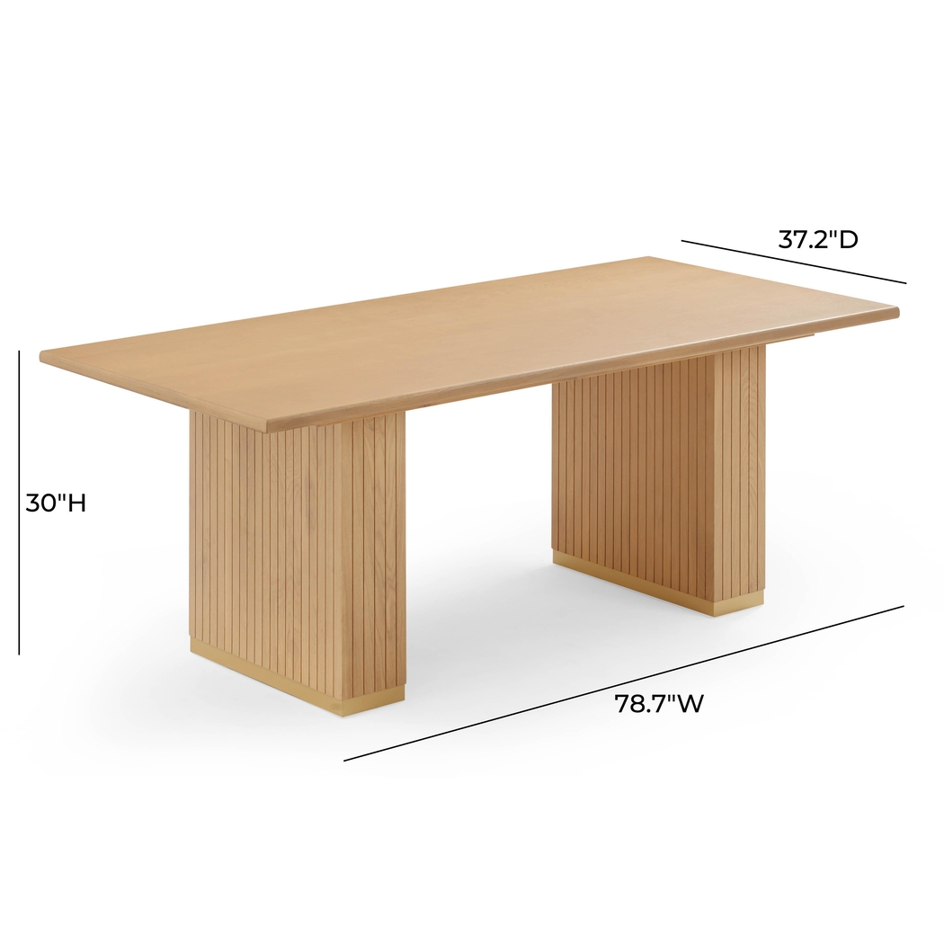 Mermedia Light Brown Dining Table - Thumbnail - Image 2