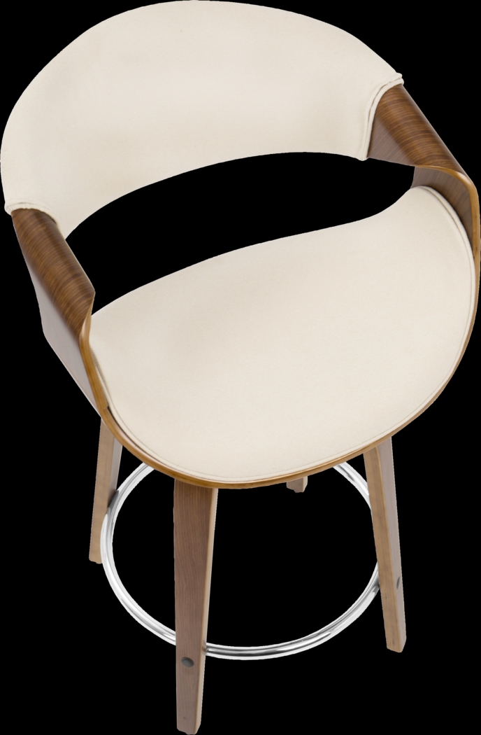 Mermod Cream Counter Height Stool, Set of 2 - Thumbnail - Image 4