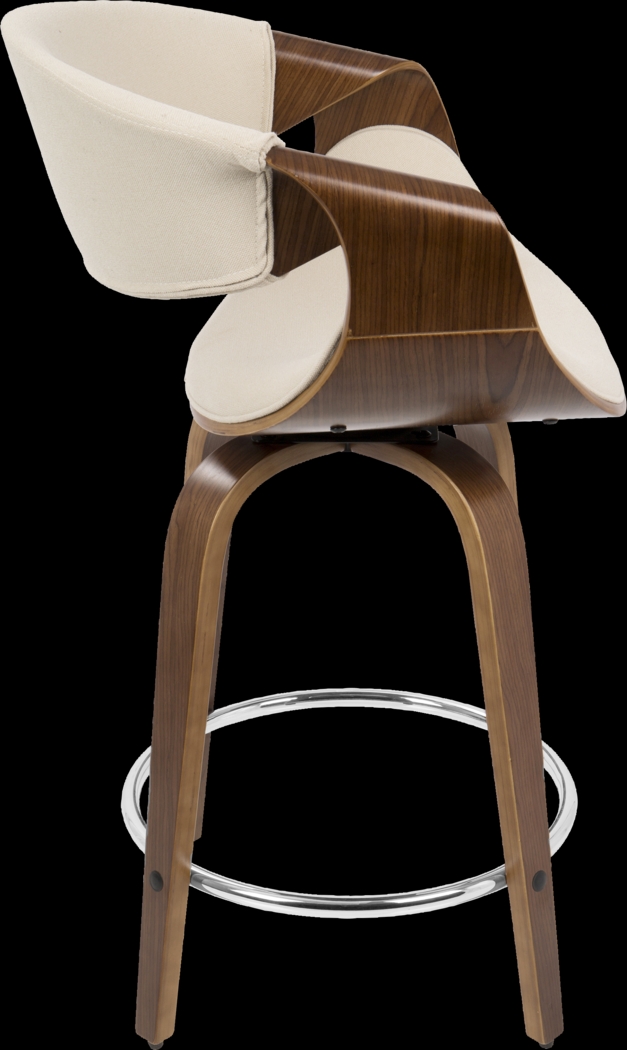 Mermod Cream Counter Height Stool, Set of 2 - Thumbnail - Image 6