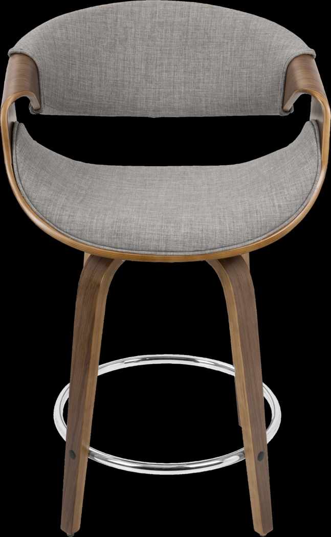 Mermod Gray Counter Height Stool, Set of 2 - Thumbnail - Image 6