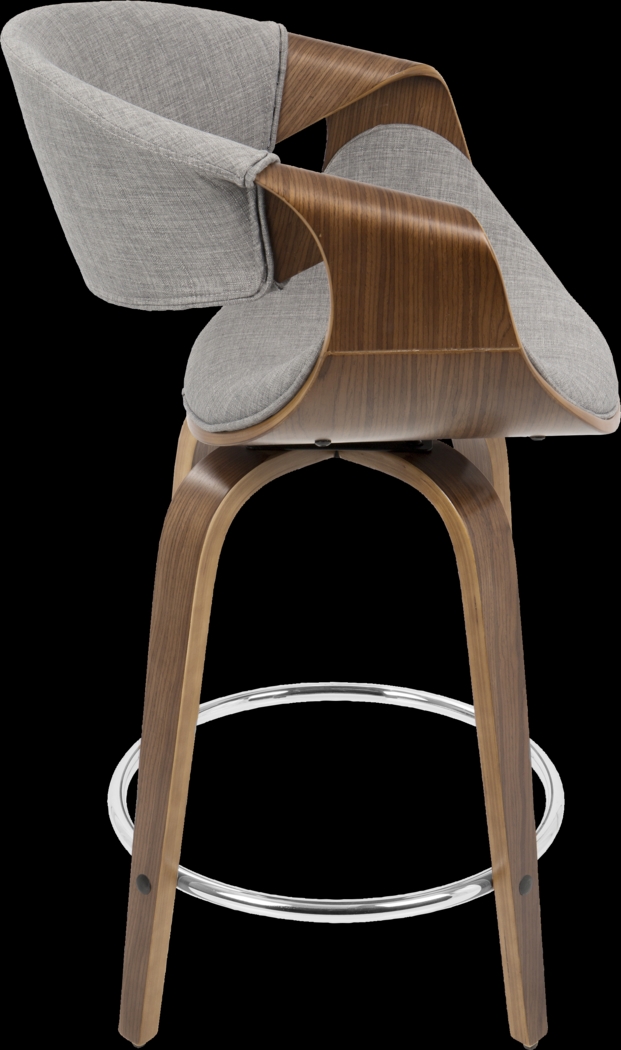 Mermod Gray Counter Height Stool, Set of 2 - Thumbnail - Image 8