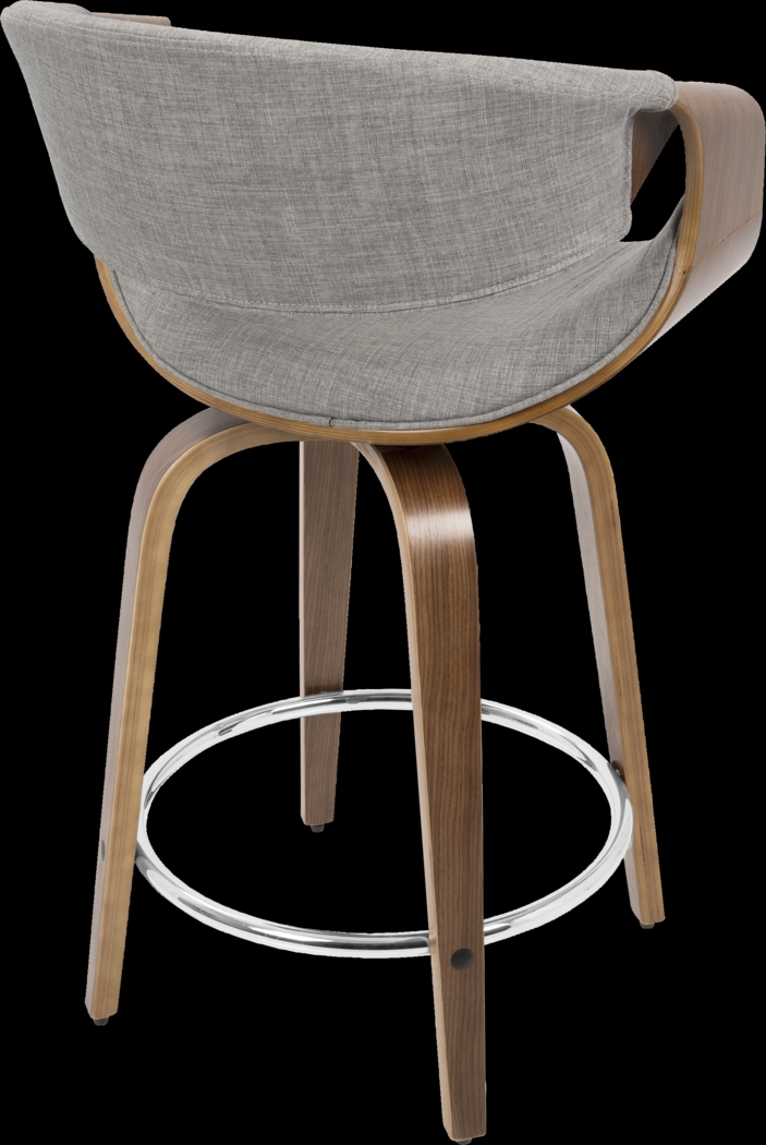 Mermod Gray Counter Height Stool, Set of 2 - Thumbnail - Image 9