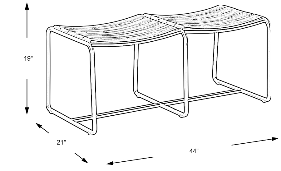 Dimension Image. Please refer to the Dimension Tab on this page for dimension details.