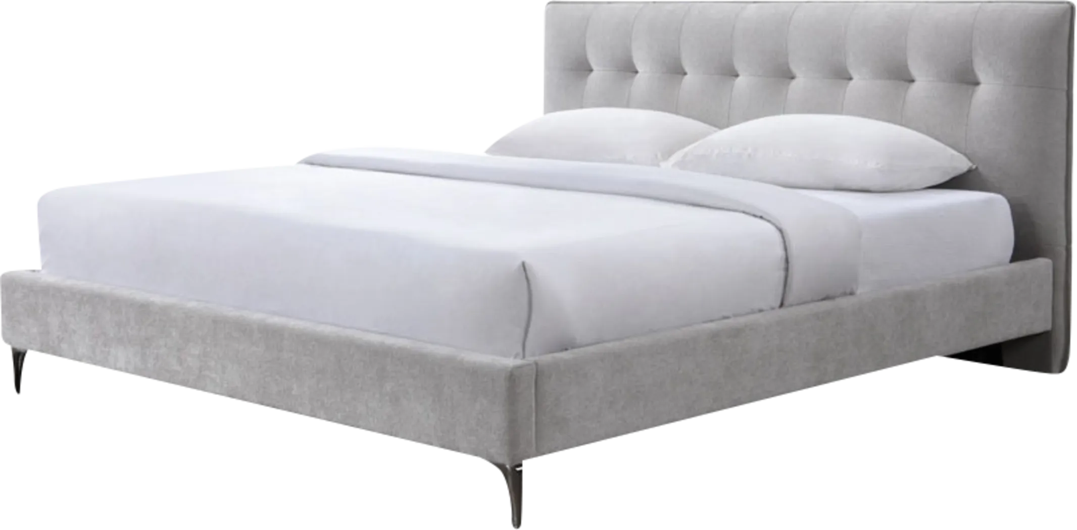 Merrael Gray Queen Bed - Thumbnail - Image 1