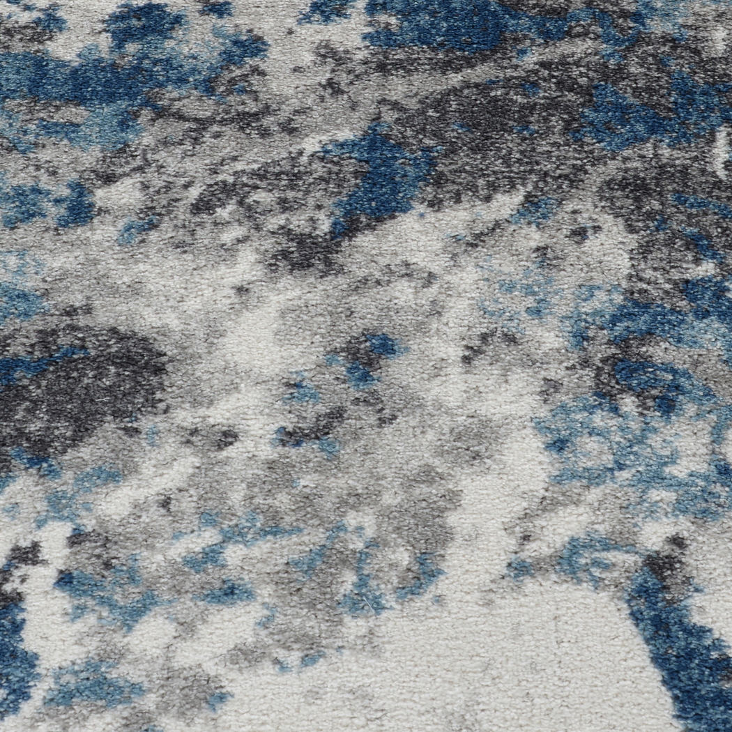 Merrane Blue 5'3 x 7'6 Rug - Thumbnail - Image 6