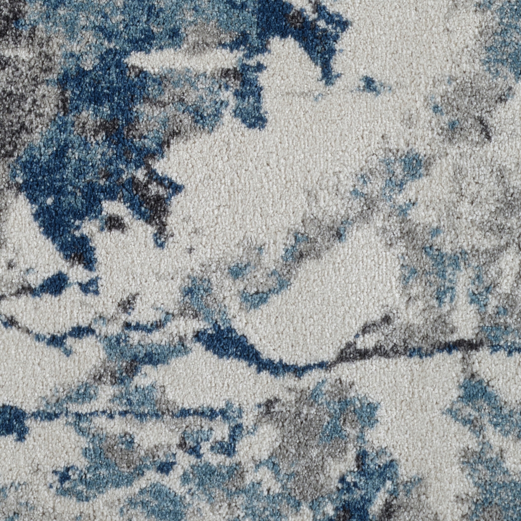 Merrane Blue 5'3 x 7'6 Rug - Thumbnail - Image 8
