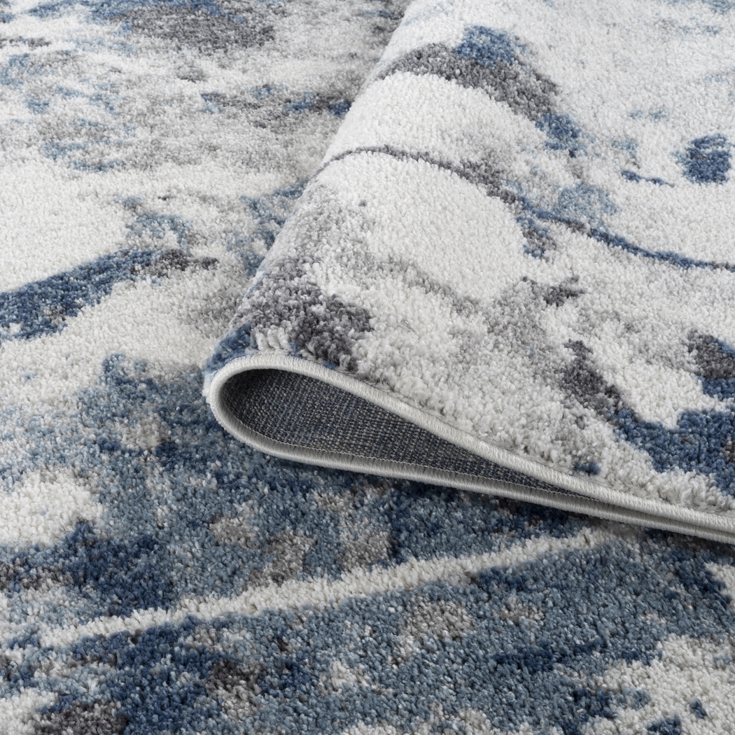 Merrane Blue 5'3 x 7'6 Rug - Thumbnail - Image 10