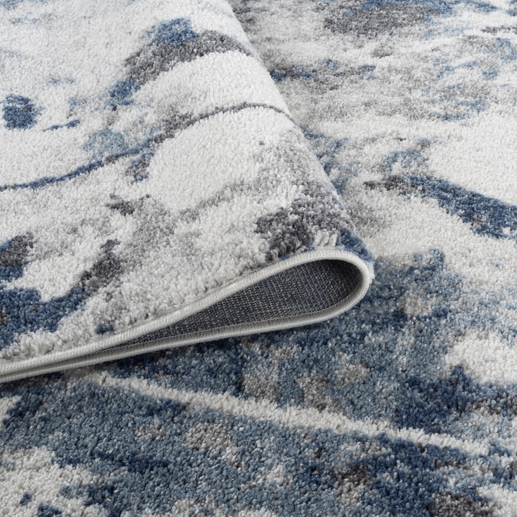 Merrane Blue 7'11 x 9'9 Rug - Thumbnail - Image 11