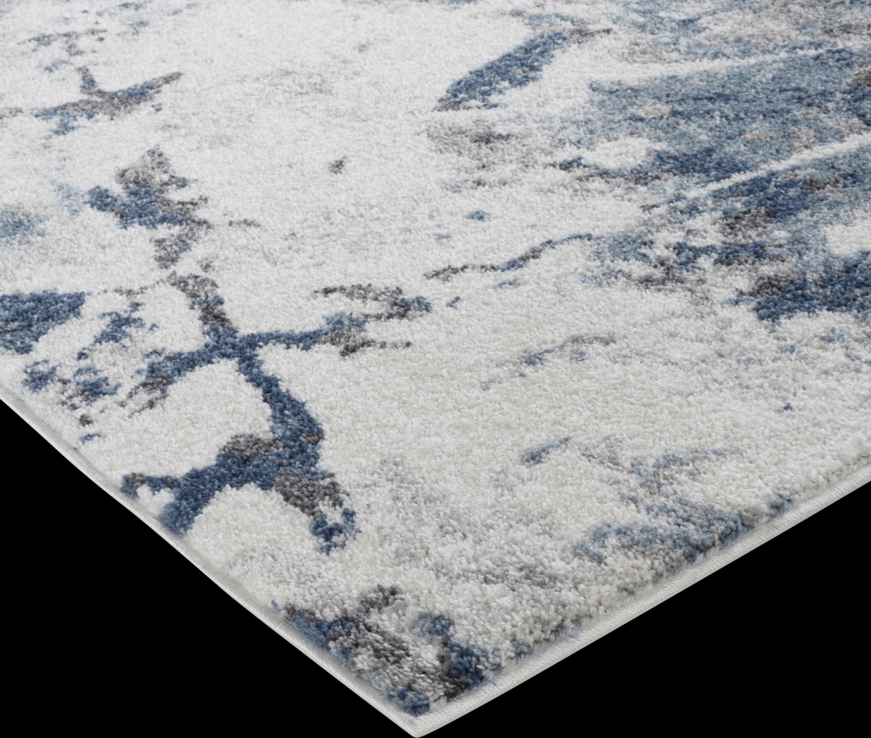 Merrane Blue 7'11 x 9'9 Rug - Thumbnail - Image 7