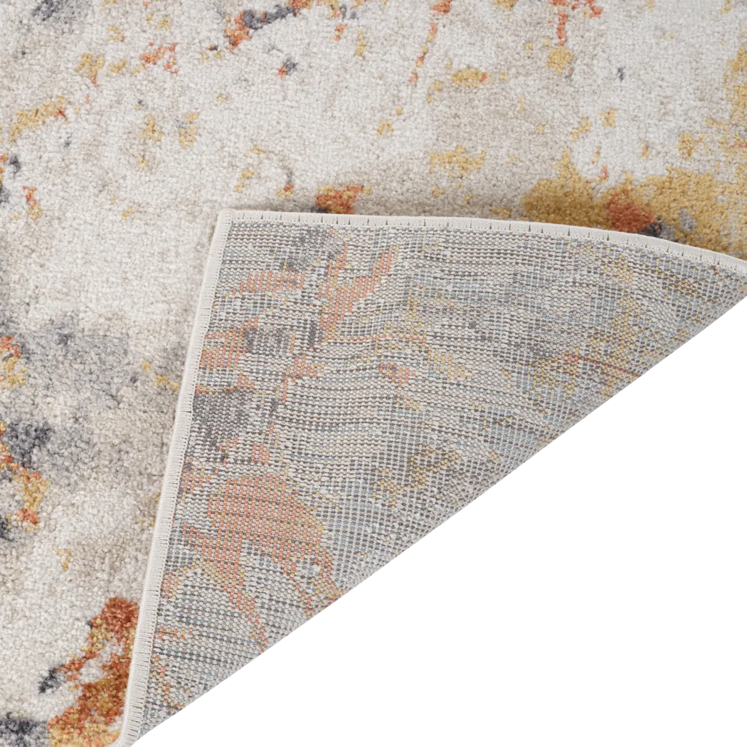 Merrane Orange 5'3 x 7'6 Rug - Thumbnail - Image 5