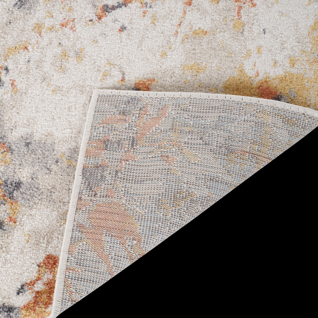 Merrane Orange 6'7 x 9' Rug - Thumbnail - Image 5