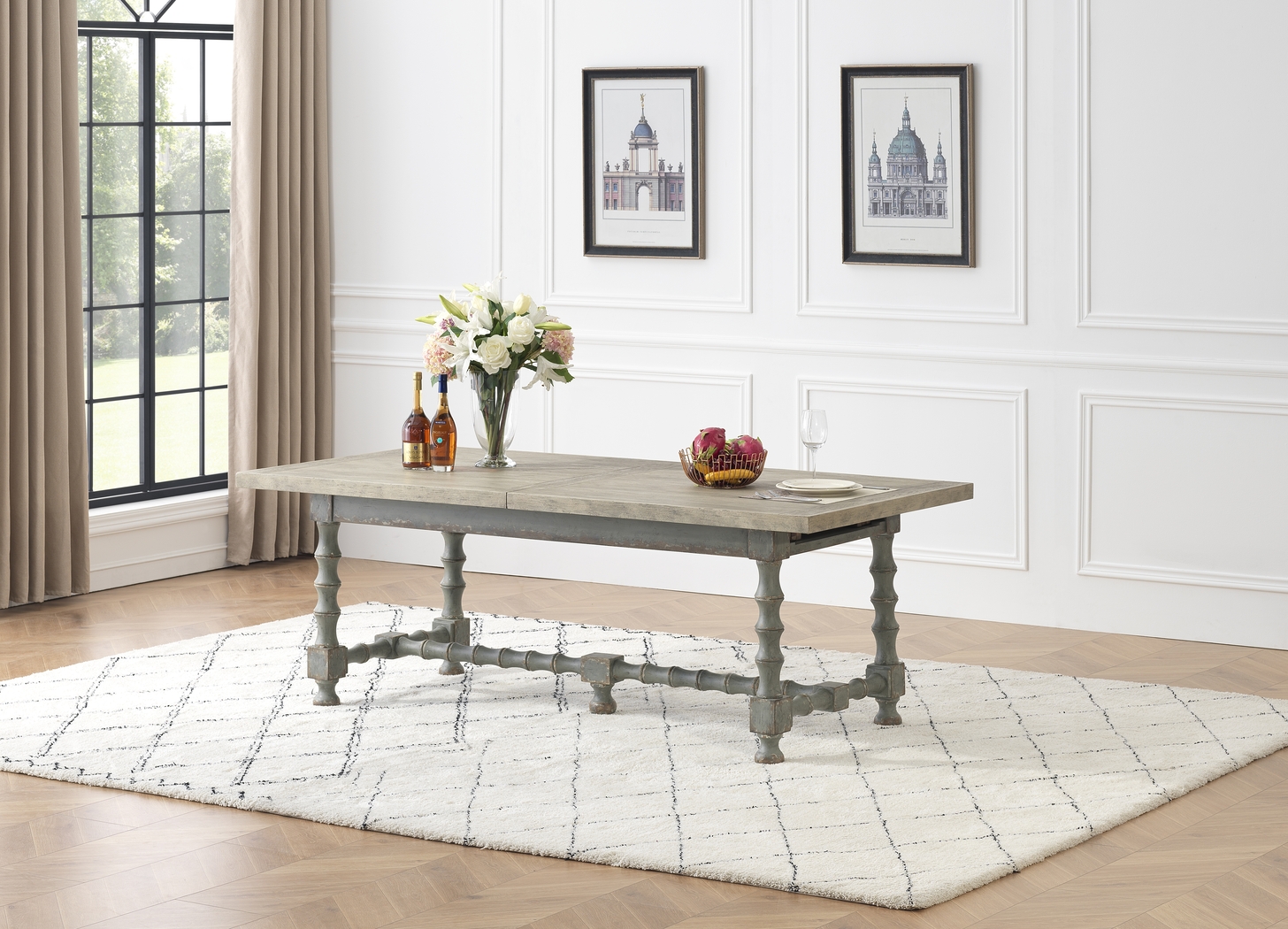 Merribrook Brown Dining Table - Thumbnail - Image 11