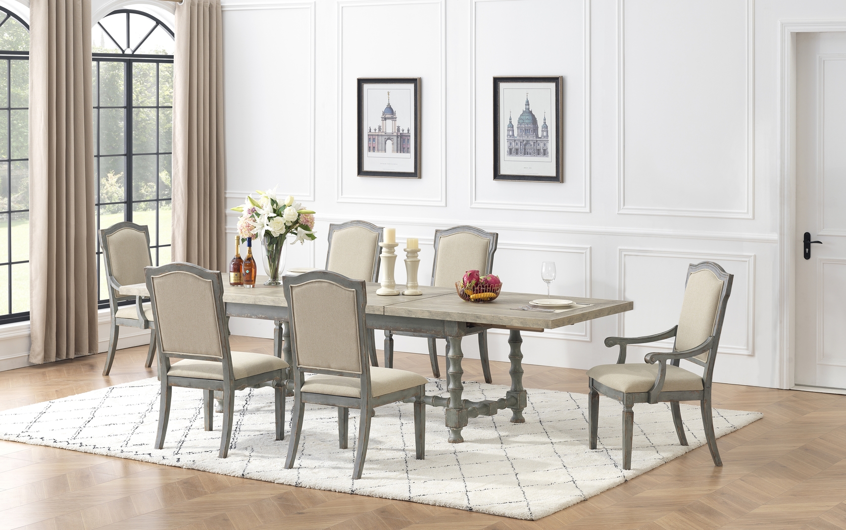 Merribrook Brown Dining Table - Thumbnail - Image 5