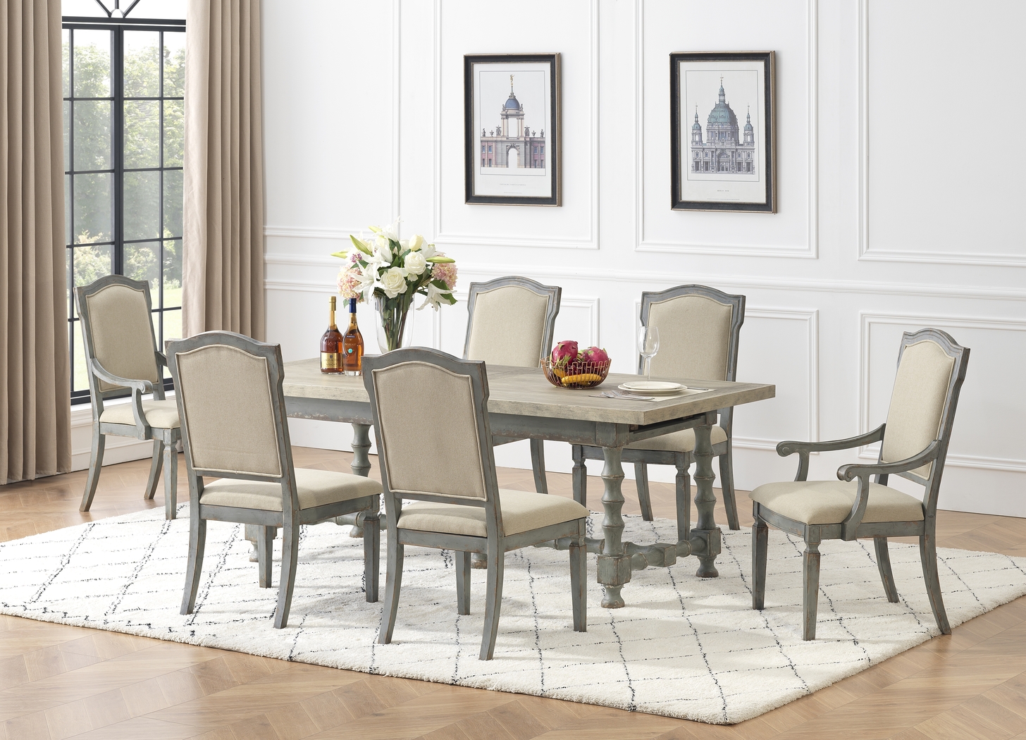 Merribrook Brown Dining Table - Thumbnail - Image 8