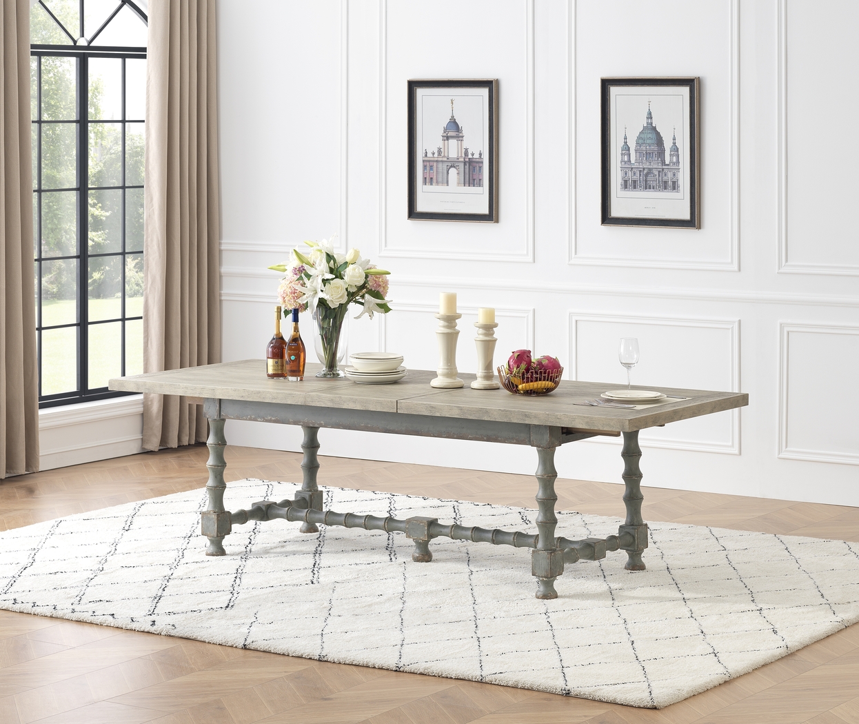 Merribrook Brown Dining Table - Thumbnail - Image 10