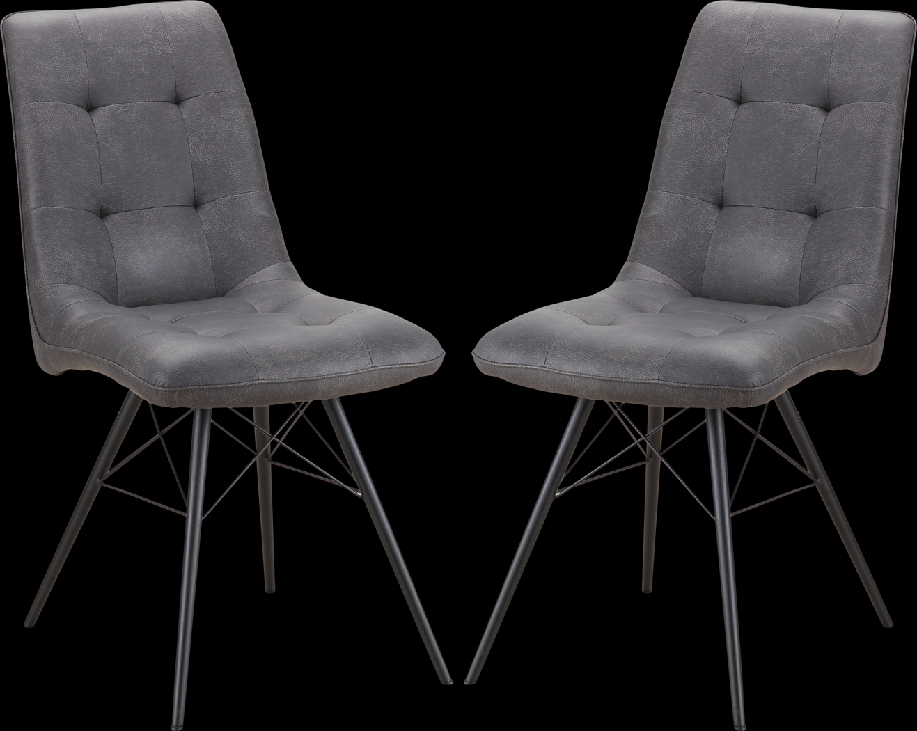 Merrilee Gray Dining Chair (Set of 2) - Thumbnail - Image 1