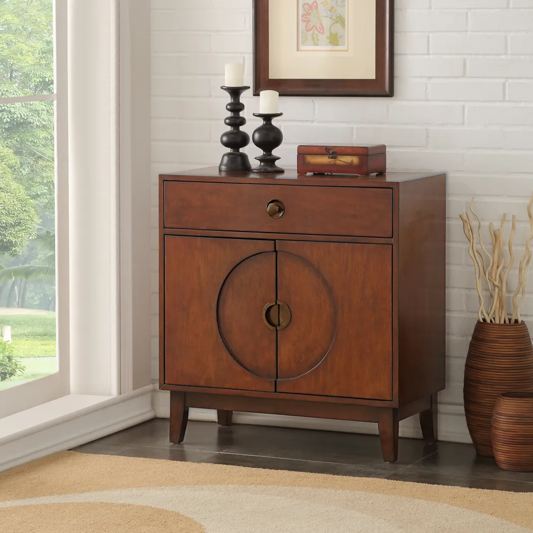 Merriott Brown Accent Cabinet - Thumbnail - Image 2