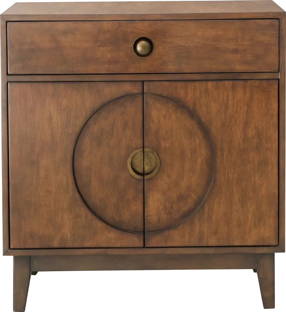 Merriott Brown Accent Cabinet - Thumbnail - Image 1