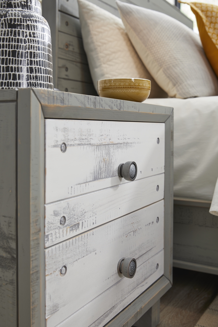 Merriwood Hills White 7 Pc Queen Panel Bedroom - Thumbnail - Image 7