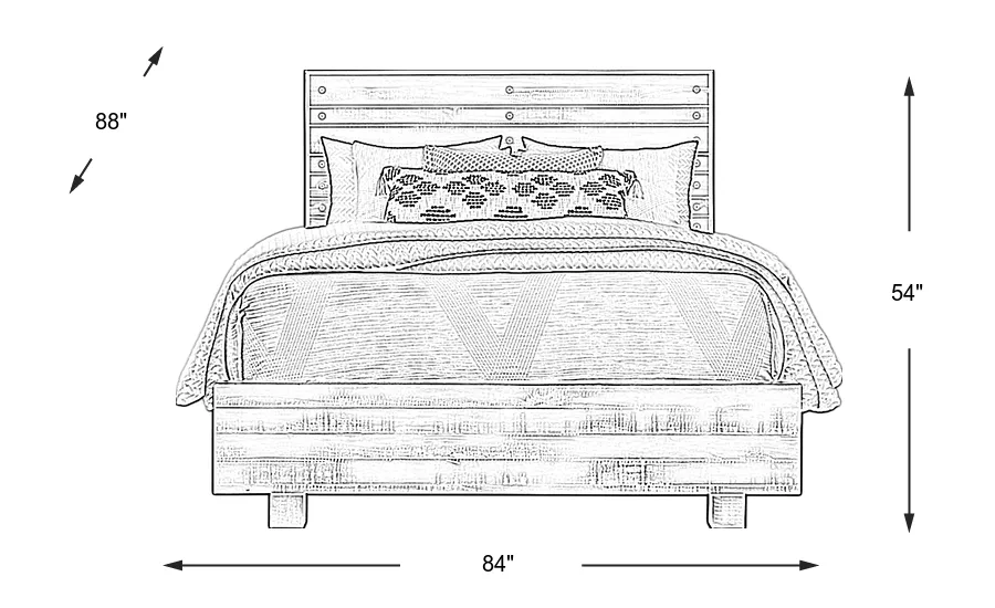 Dimension Image. Please refer to the Dimension Tab on this page for dimension details.