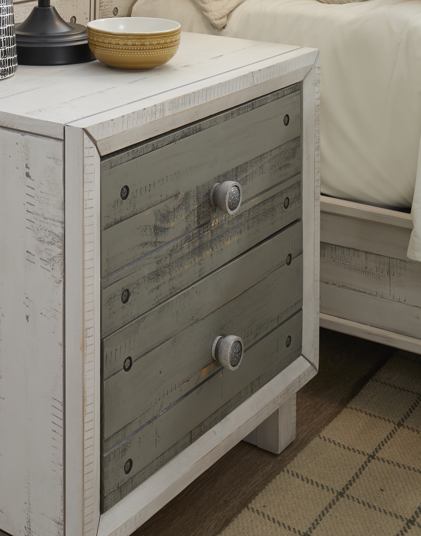 Merriwood Hills White Nightstand - Thumbnail - Image 2
