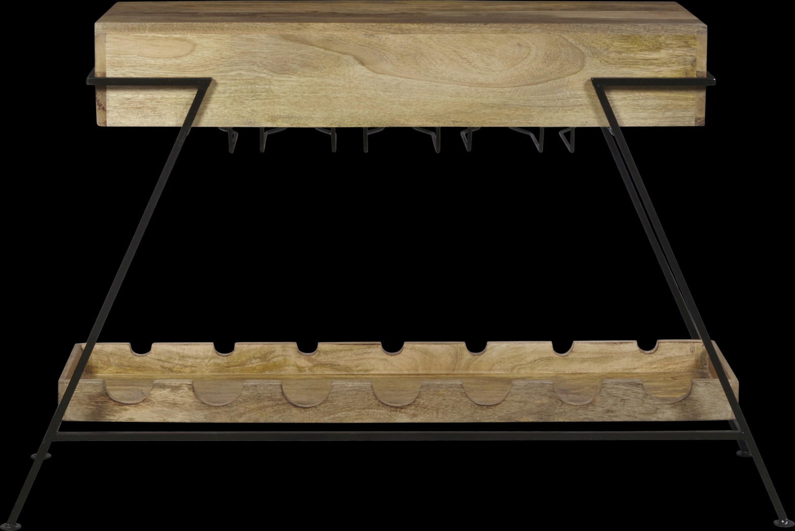 Merroway Brown Bar Cart - Thumbnail - Image 5