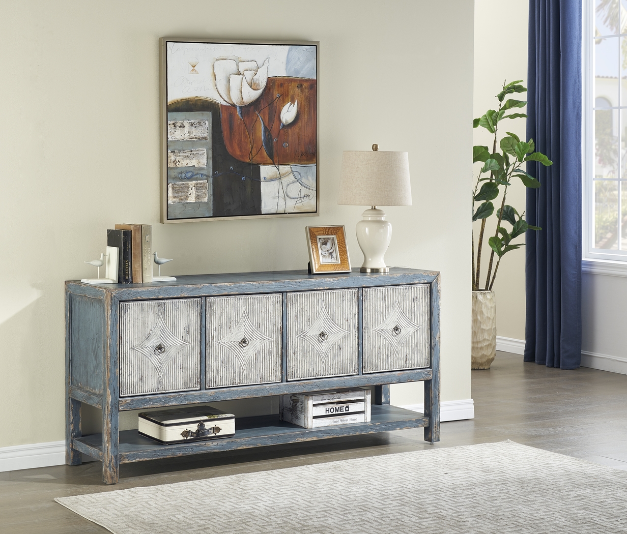 Merrydell Blue Sideboard - Thumbnail - Image 2