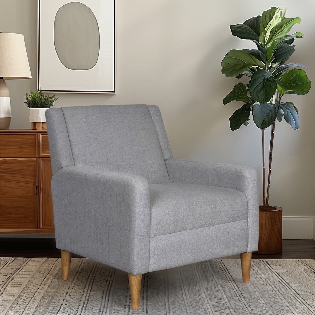 Merrywood Light Gray Accent Chair - Thumbnail - Image 2