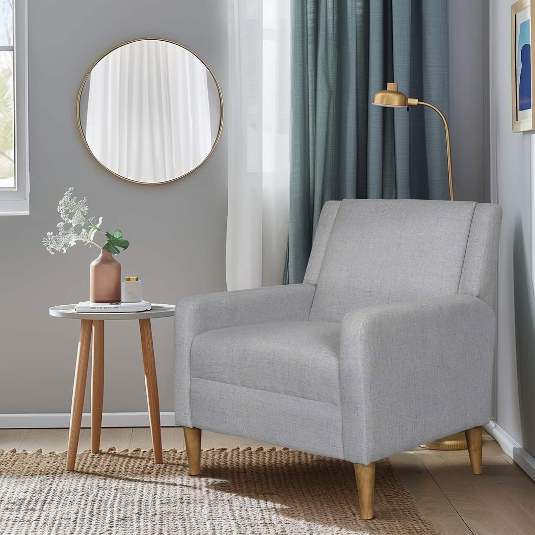 Merrywood Light Gray Accent Chair - Thumbnail - Image 9
