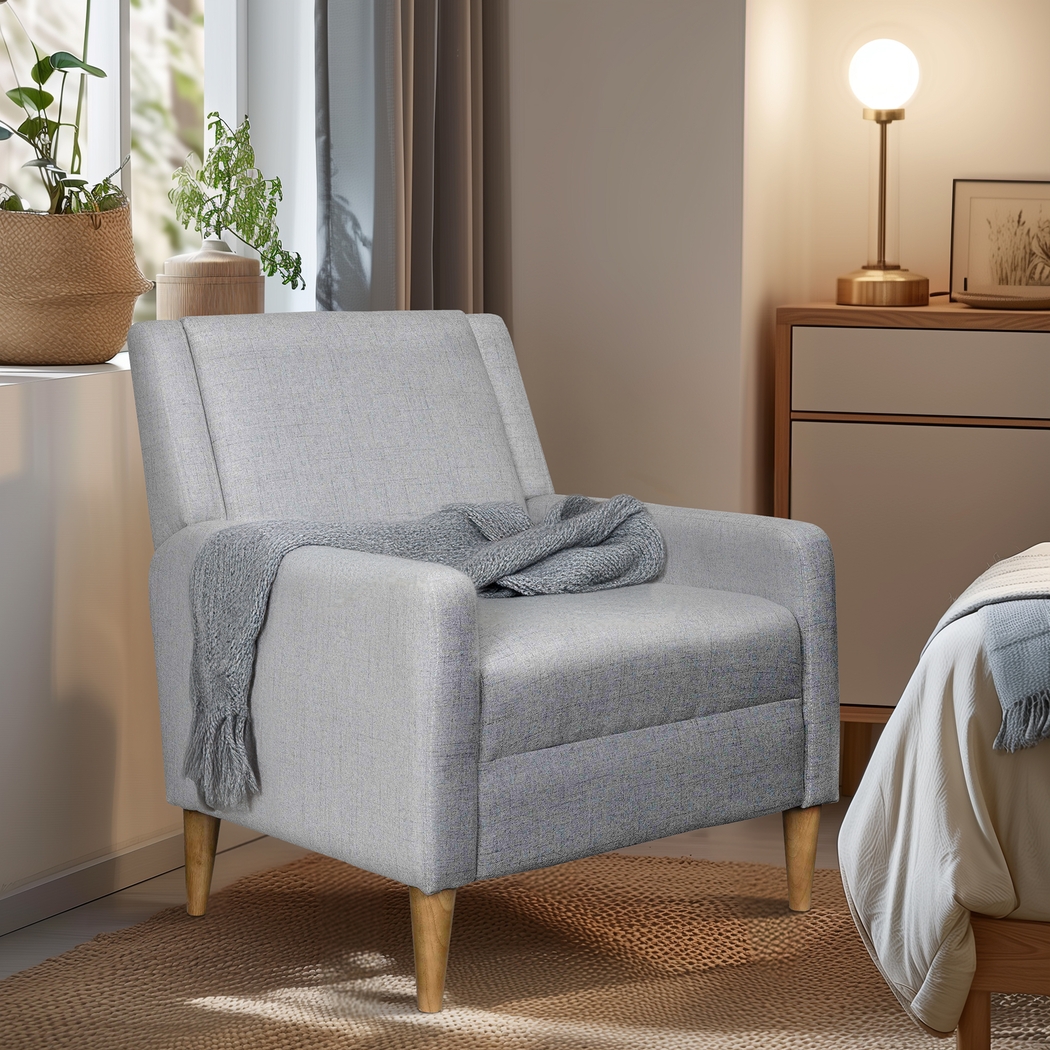 Merrywood Light Gray Accent Chair - Thumbnail - Image 10