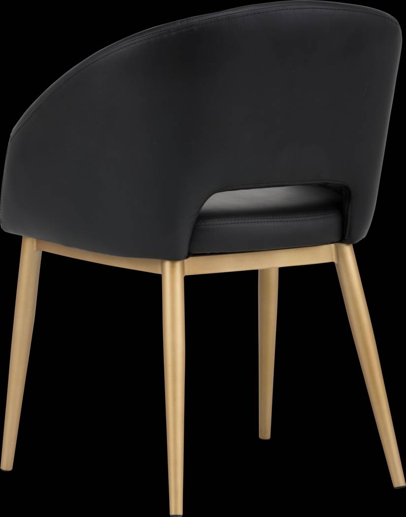 Mersey Black Dining Chair - Thumbnail - Image 2