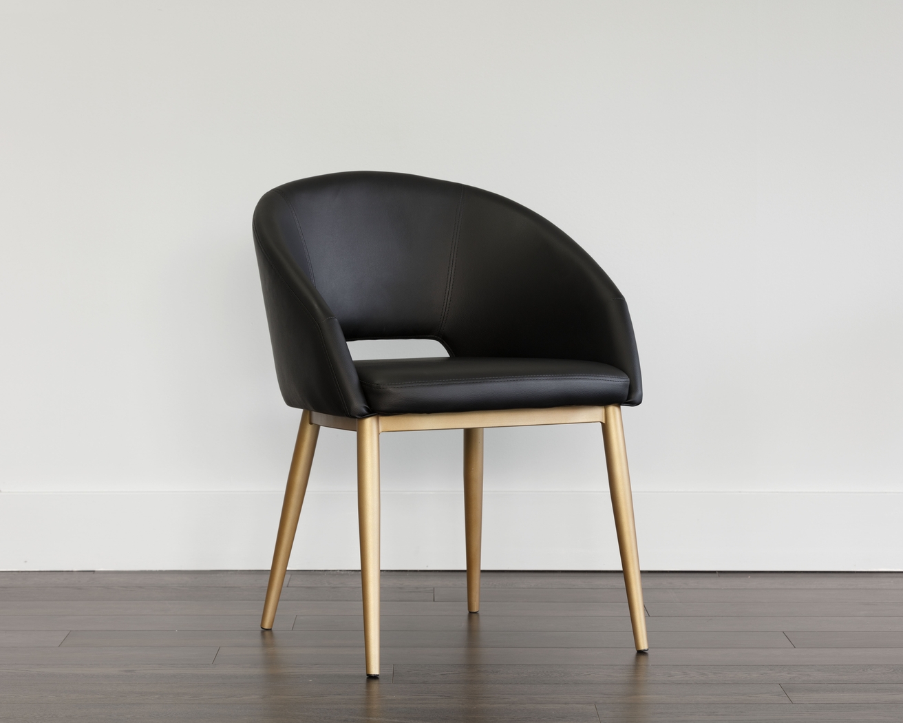 Mersey Black Dining Chair - Thumbnail - Image 3