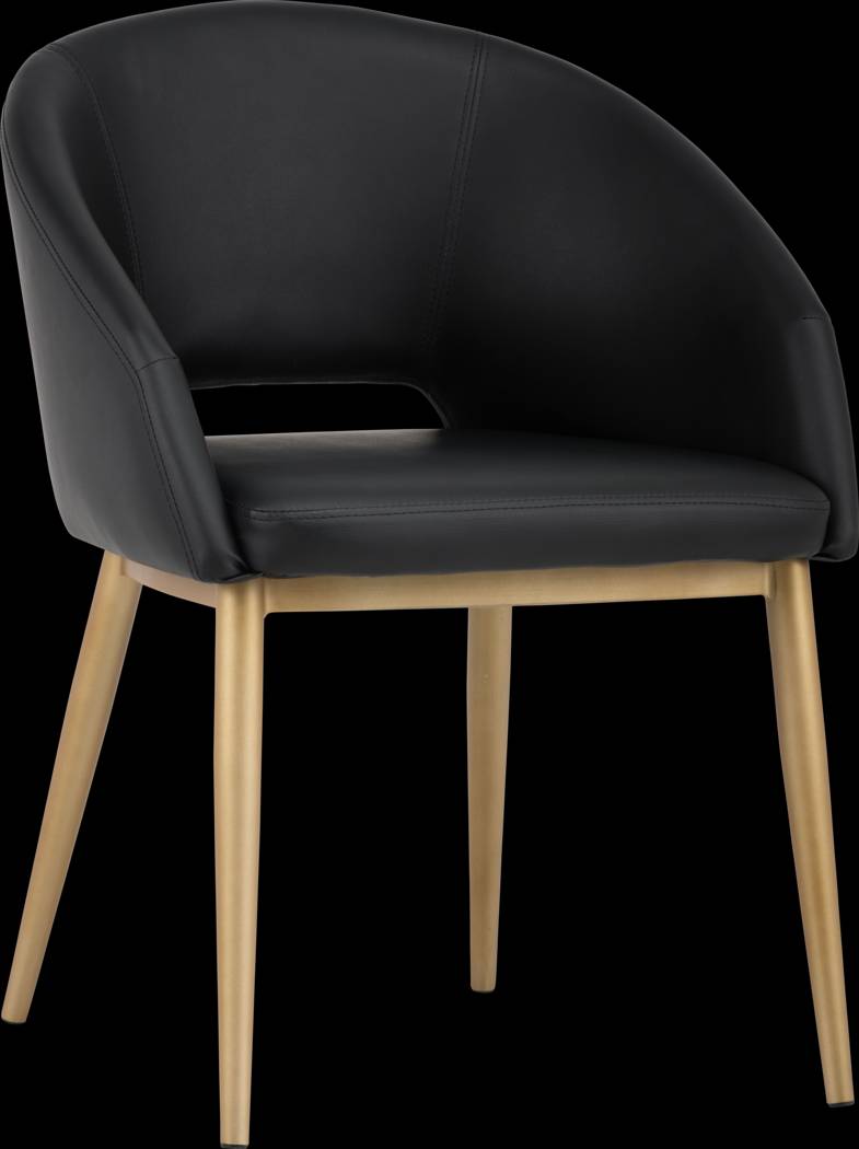 Mersey Black Dining Chair - Thumbnail - Image 1