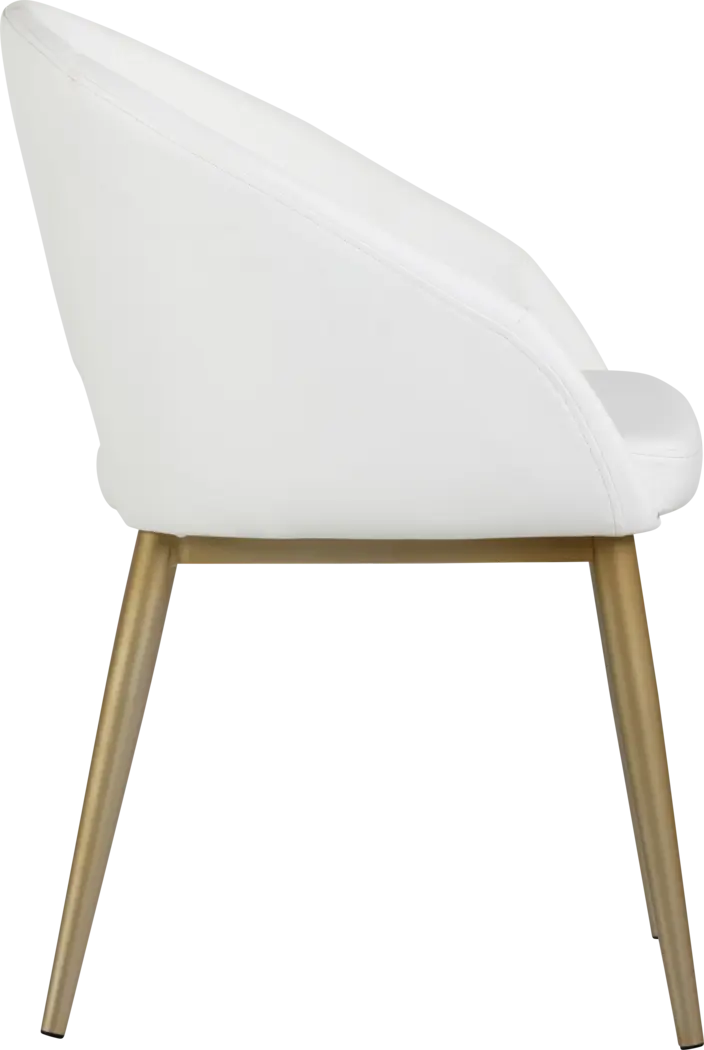 Mersey White Dining Chair - Thumbnail - Image 2