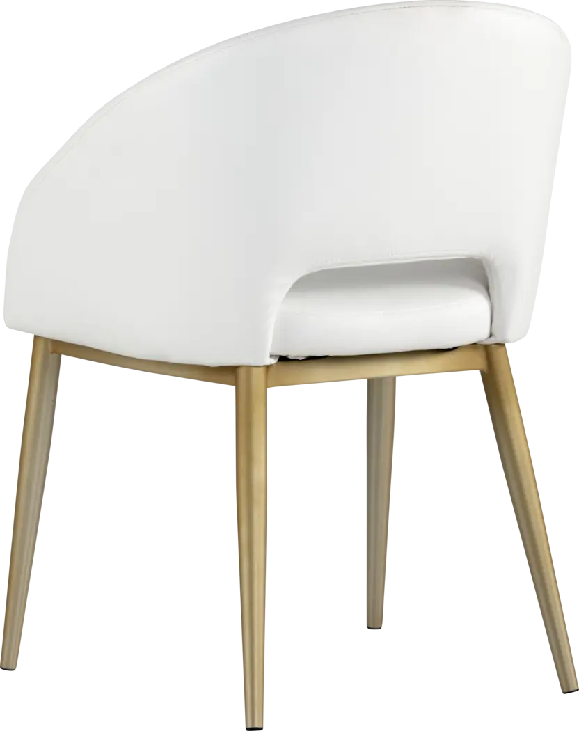 Mersey White Dining Chair - Thumbnail - Image 3