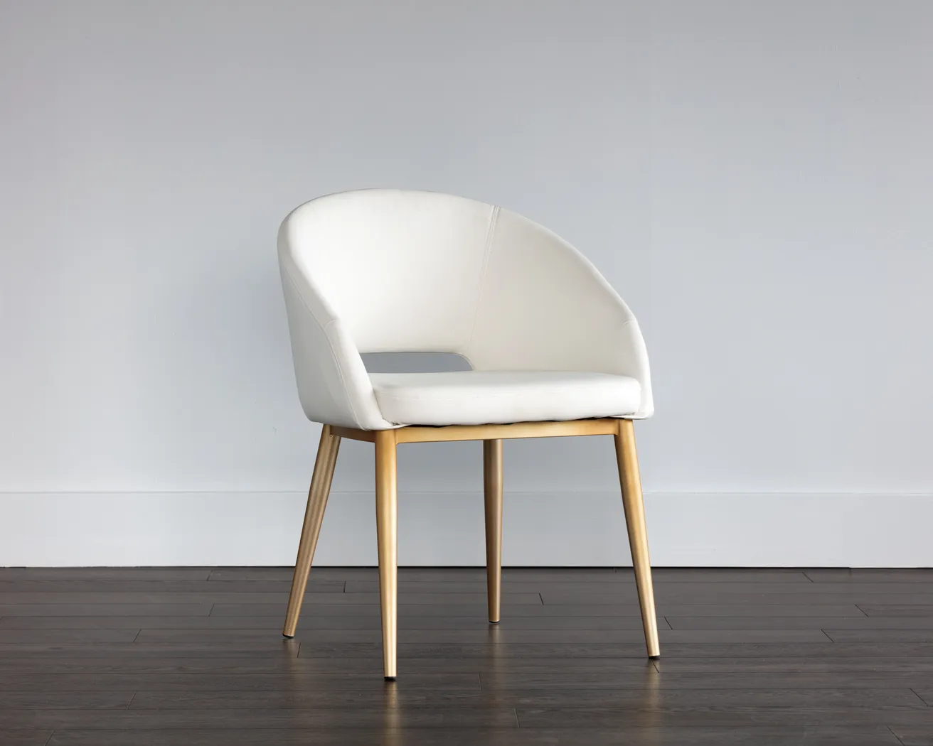 Mersey White Dining Chair - Thumbnail - Image 4